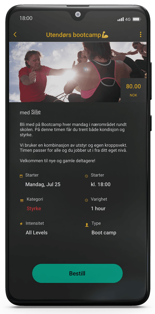 Enkel booking og betaling